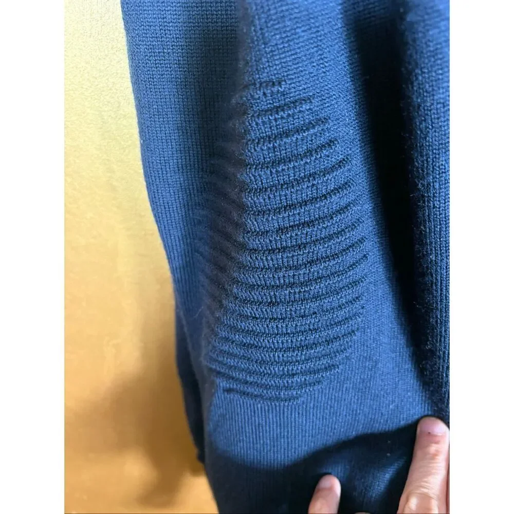 Orvis mens elbow pads merino wool sweater size XL
